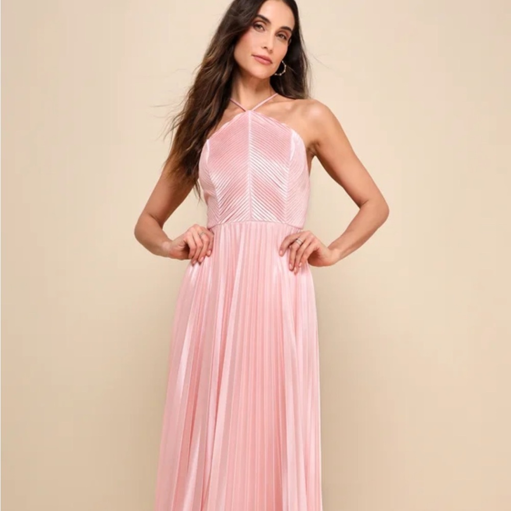 Pink Lulus formal gown new with tags